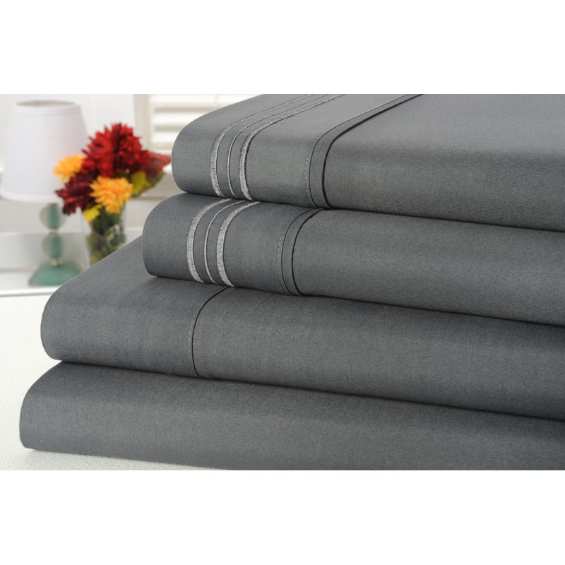 Alonzo Modern Rayon from 1800 Thread Count Bamboo Sheet Set & Reviews
